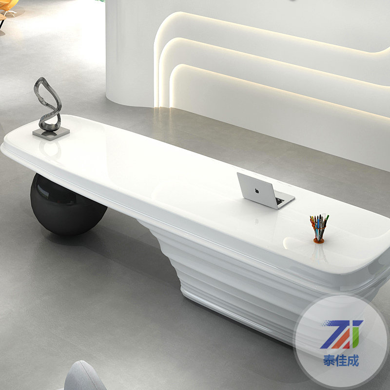 巖板泡茶桌輕奢現(xiàn)代多功能辦公室接待書桌高檔島臺(tái)家用茶桌椅組合