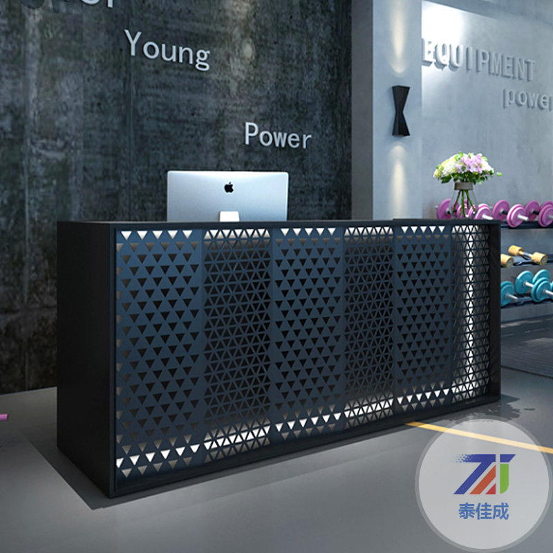 新款英語培訓(xùn)機(jī)構(gòu)前臺(tái)幼兒園教育中心接待臺(tái)早教藝術(shù)學(xué)校咨詢吧臺(tái)